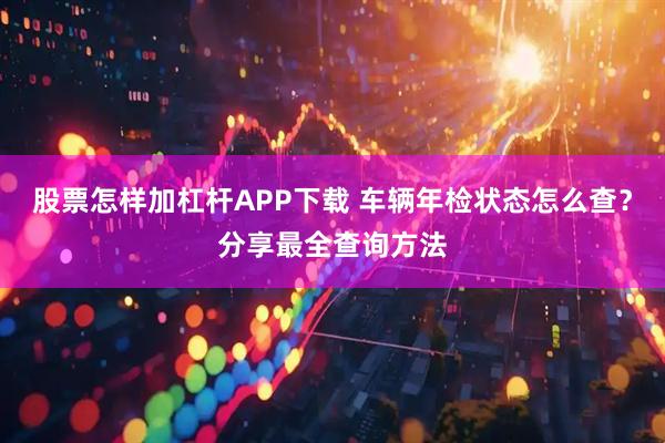 股票怎样加杠杆APP下载 车辆年检状态怎么查？分享最全查询方法